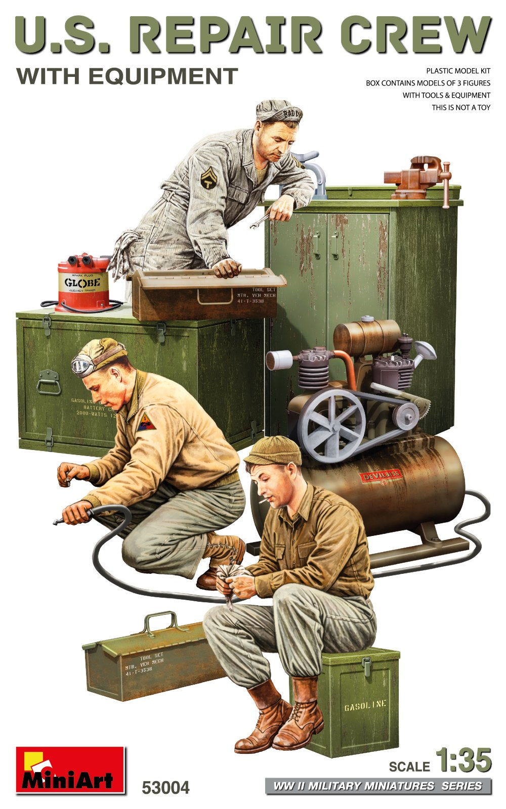U.S. REPAIR CREW With EQUIPMENT MT53004