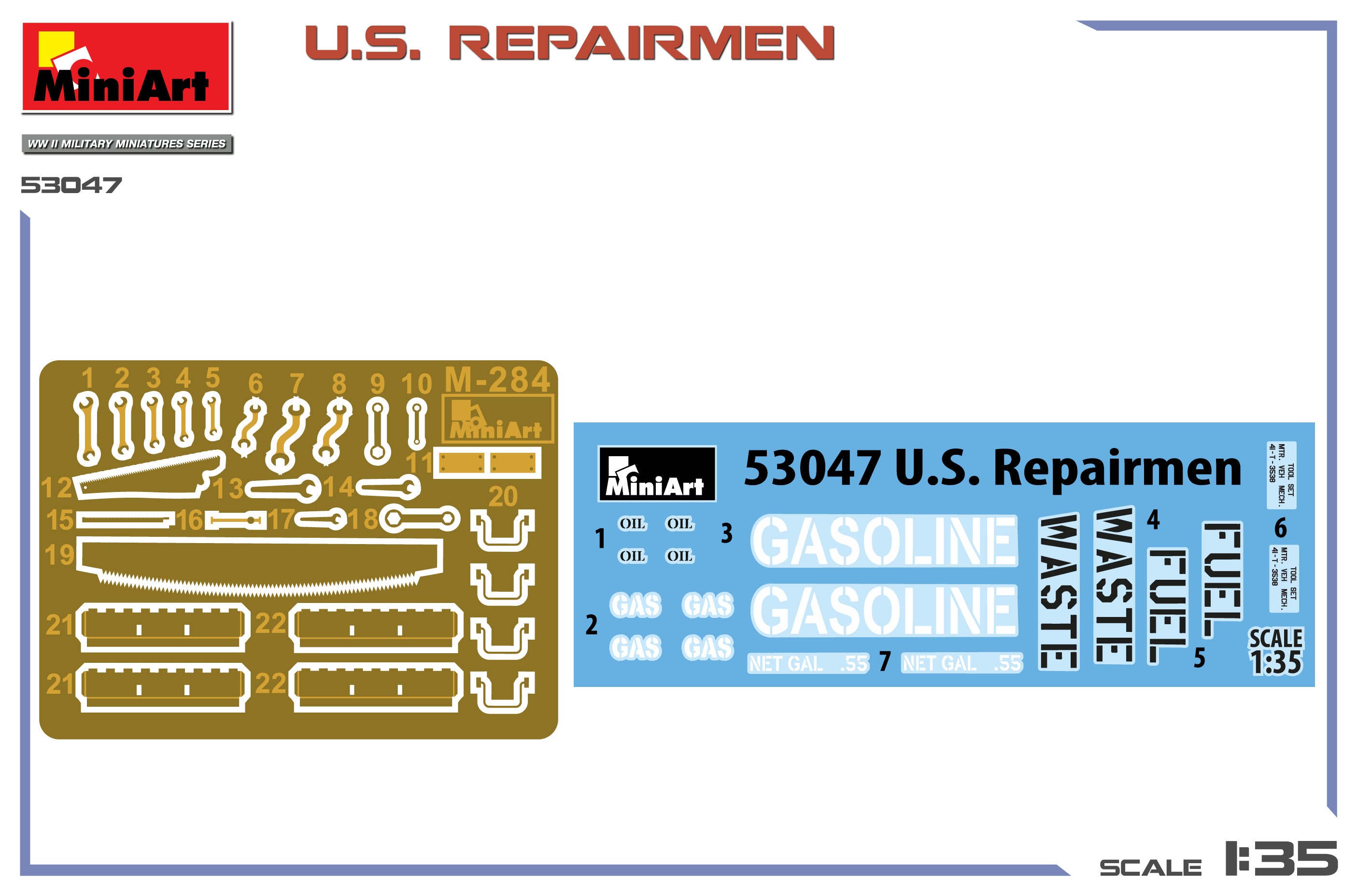 MiniArt U.S. Repairmen  MT53047