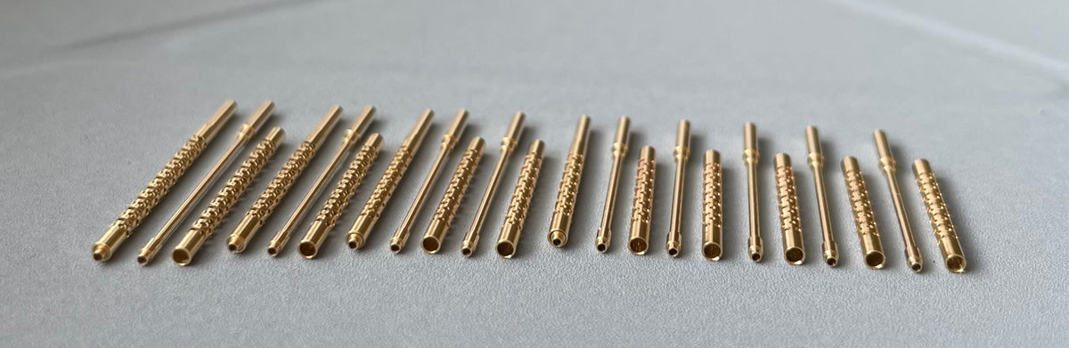 North-American B-25J Mitchell Browning cal. 50 barrels set – 26 brass parts, modification 'B' (designed to be used with Hong Kong Models kits)