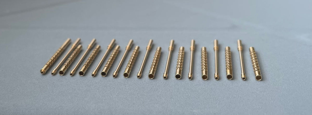 Douglas A-26C Invader gun barrels set – 20 brass parts (designed to be used with Hobby Boss kits)