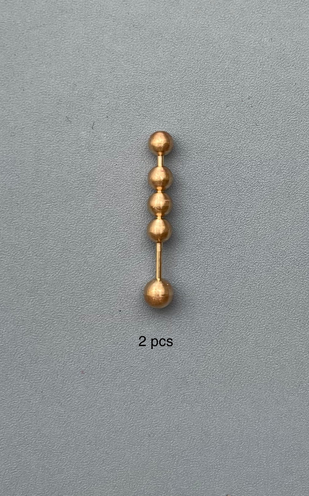 Oxygen tanks for MiGs – 2 brass parts