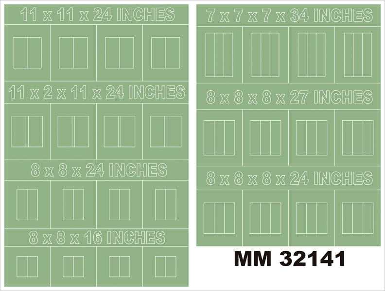 RAF STANDARD FIN FLASH 2 insignia masks (designed to be used with kits)