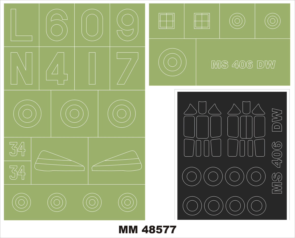 MS 406	DORA WINGS	DW48031	2 canopy masks (outside & inside) + 1 insignia masks