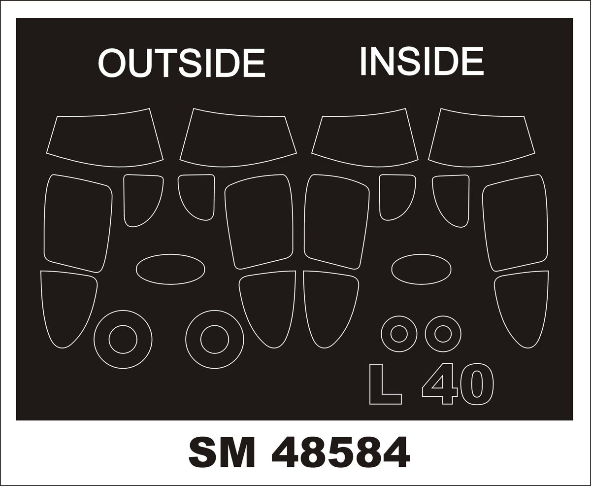 L-40 Meta Sokol	(designed to be used with Kovozavody Prostejov kits)  		  (outside, inside)
