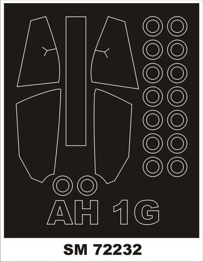 Bell AH-1G Cobra 	 (outside only canopy masks) (designed to be used with Special Hobby kits)