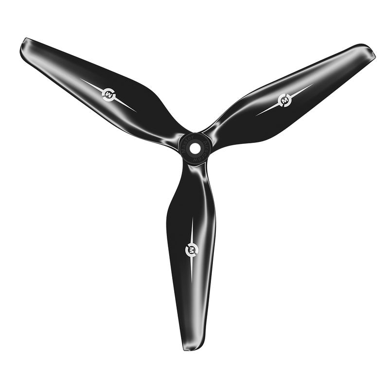 Master Airscrew 3MR Series - 3-Blade 9x4.5 Propeller (CCW) Black MAS3M09X45NB1