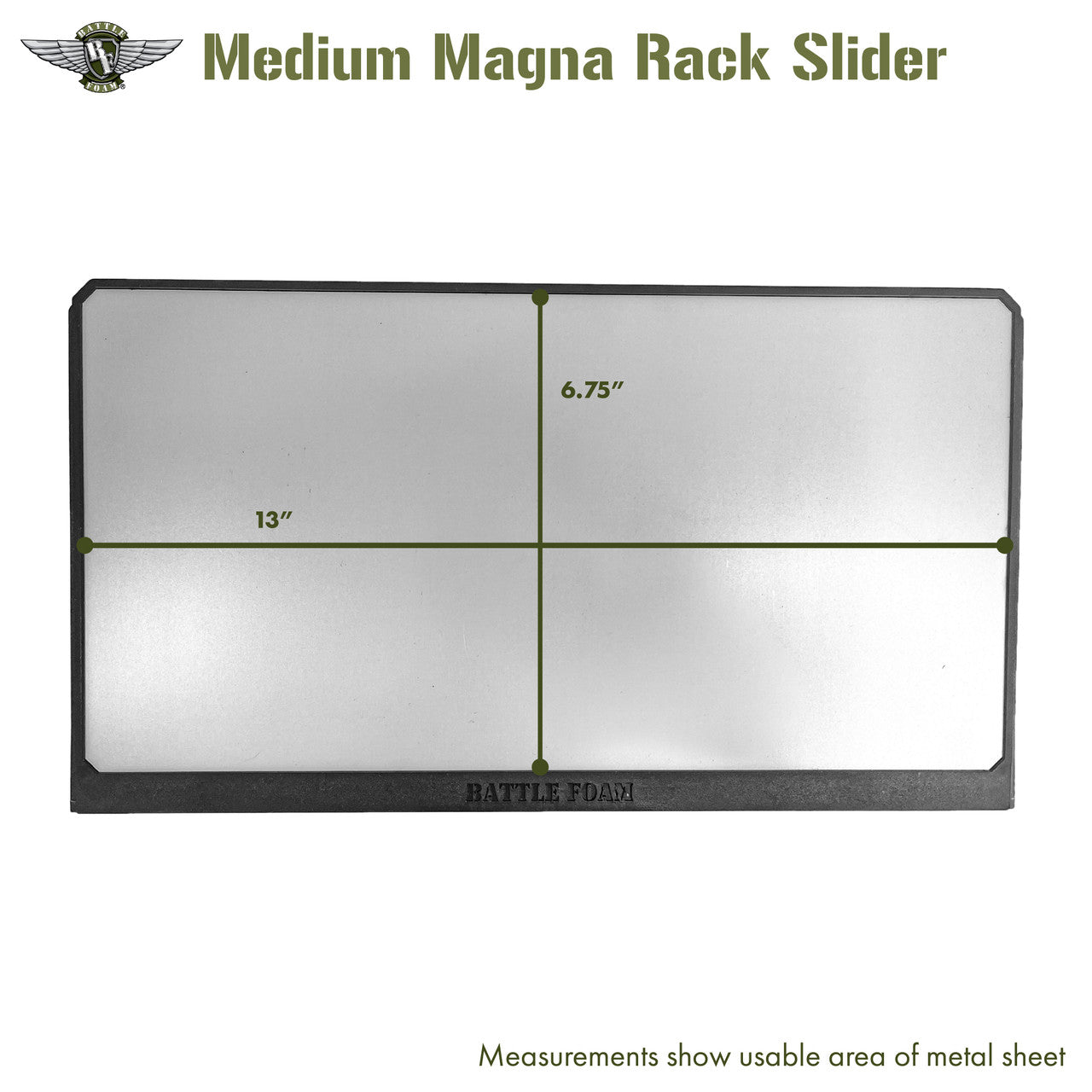 Battle Foam Magna Rack Slider Medium Kit for the Hordes Bag BF-BFM-MRSMKH