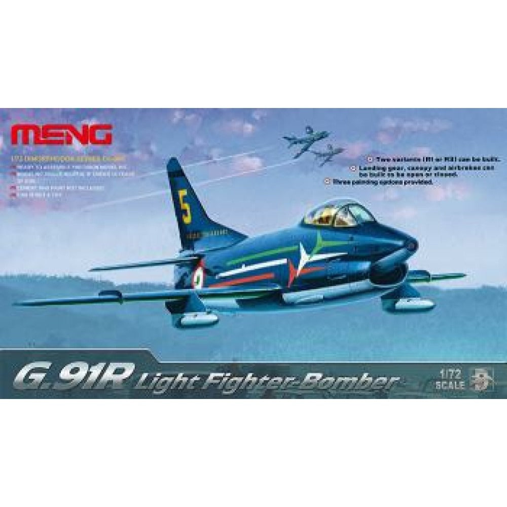 Meng Model 1/72 Fiat G.91R Light Fighter-Bomber MNGDS-004