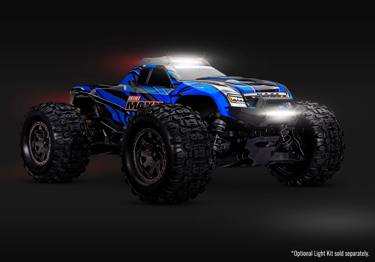 Traxxas Mini Maxx BL-2S 4WD RTR Monster Truck, Blue