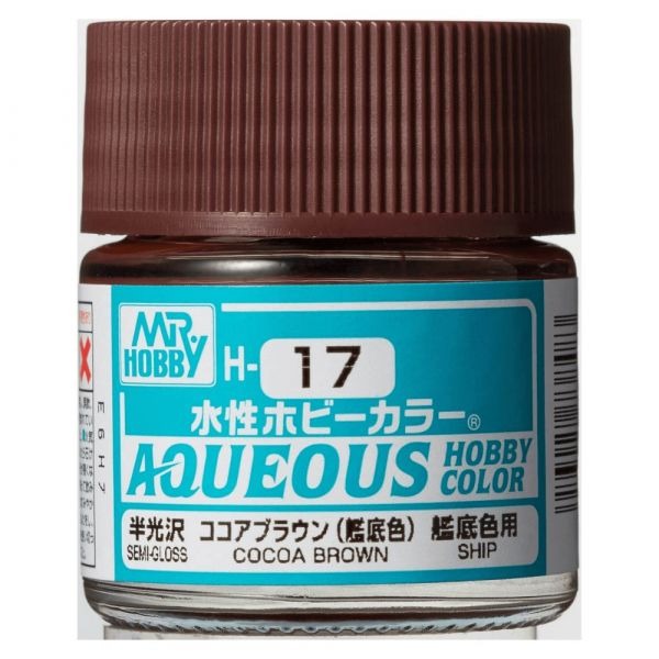 Mr Hobby Aqueous Hobby Color 10ml H-017 Cocoa Brown