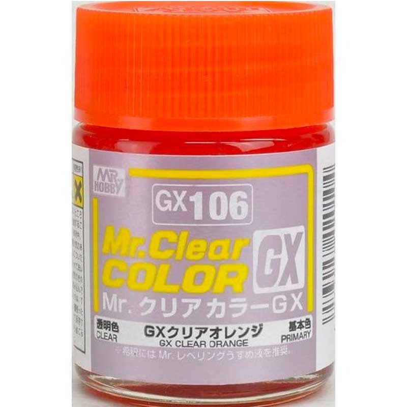 Mr Hobby Mr Clear Color GX 18ml GX-106 Clear Orange