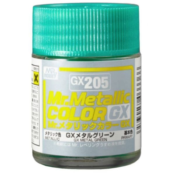 Mr Hobby Mr Metallic Color GX 18ml GX-205 Metal Green