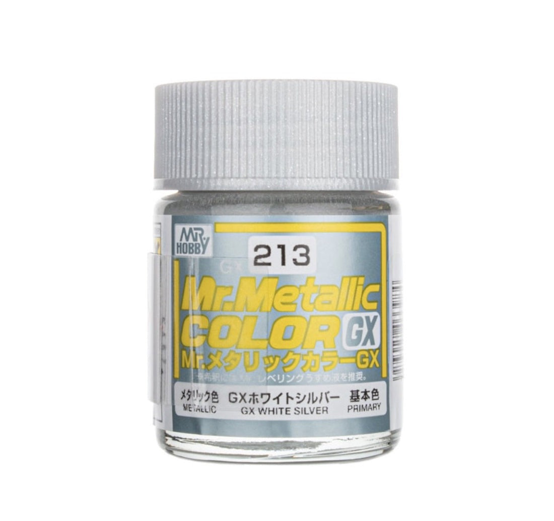 Mr Hobby Mr Metallic Color GX 18ml GX-213 White Silver
