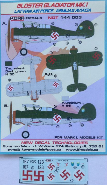 Gloster Gladiator Mk.I Latvian AF