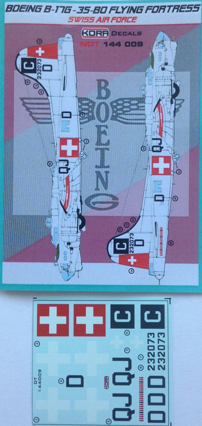 Boeing B-17G-35-BO Swiss AF