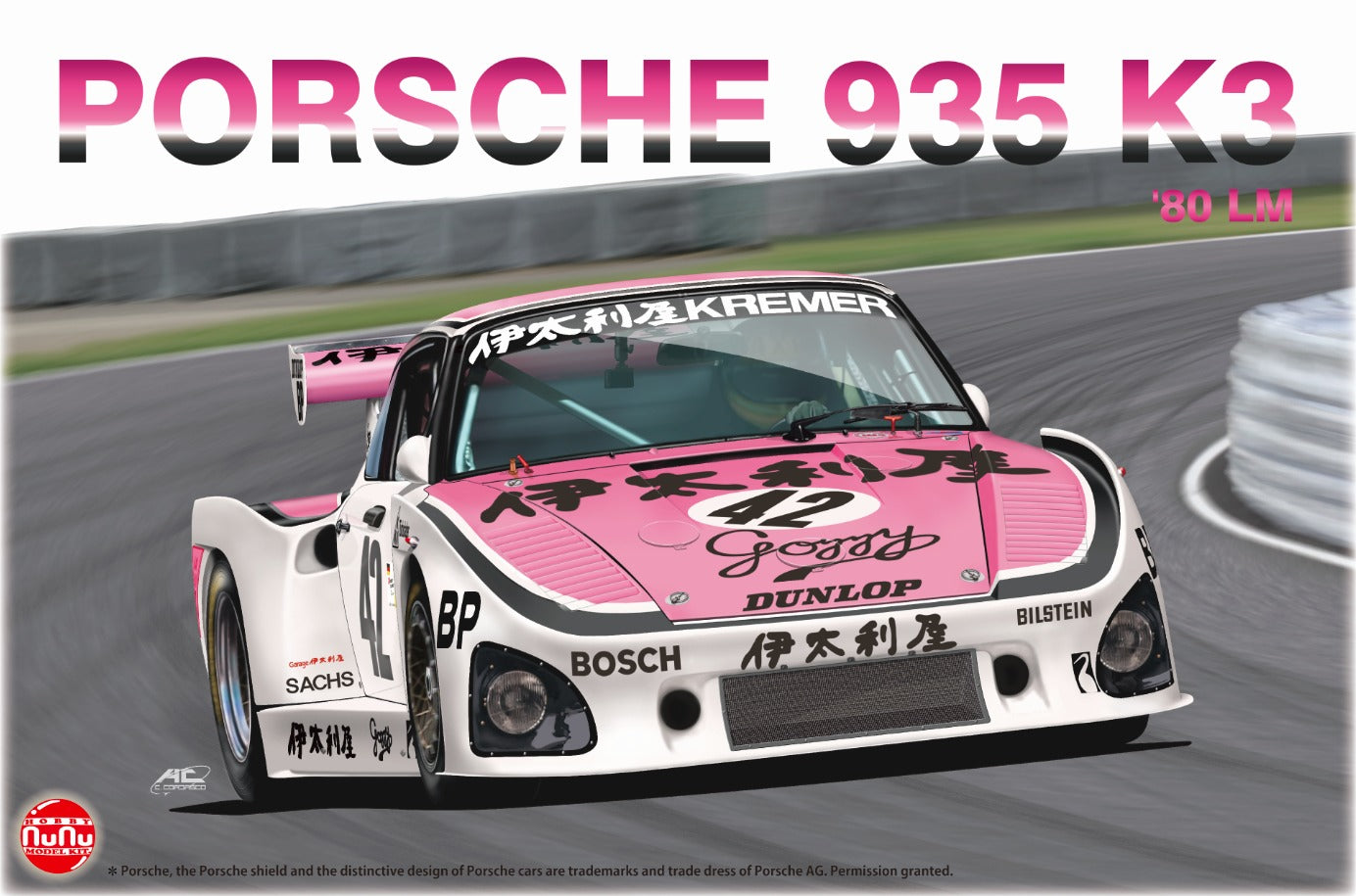 Nunu 1/24 Porsche 935 K3 1980 Lemans #42 Nu24029