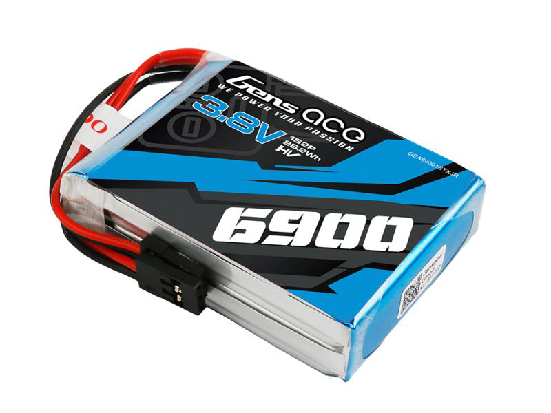 Li-Po 1S 3.7V HV 6900mAh Tx with JR