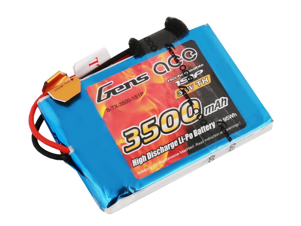 Li-Po 1S 3.7V 3500mAh Tx with JR