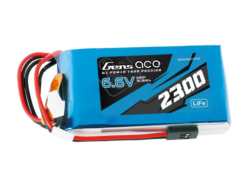 LiFe 2S 6.6V 2300mAh Tx with Futaba