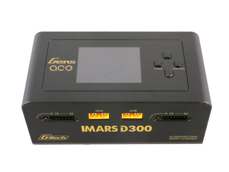 Gens Ace iMars D300 G-Tech Smart AC/DC Charger O-GAC300DUALGT