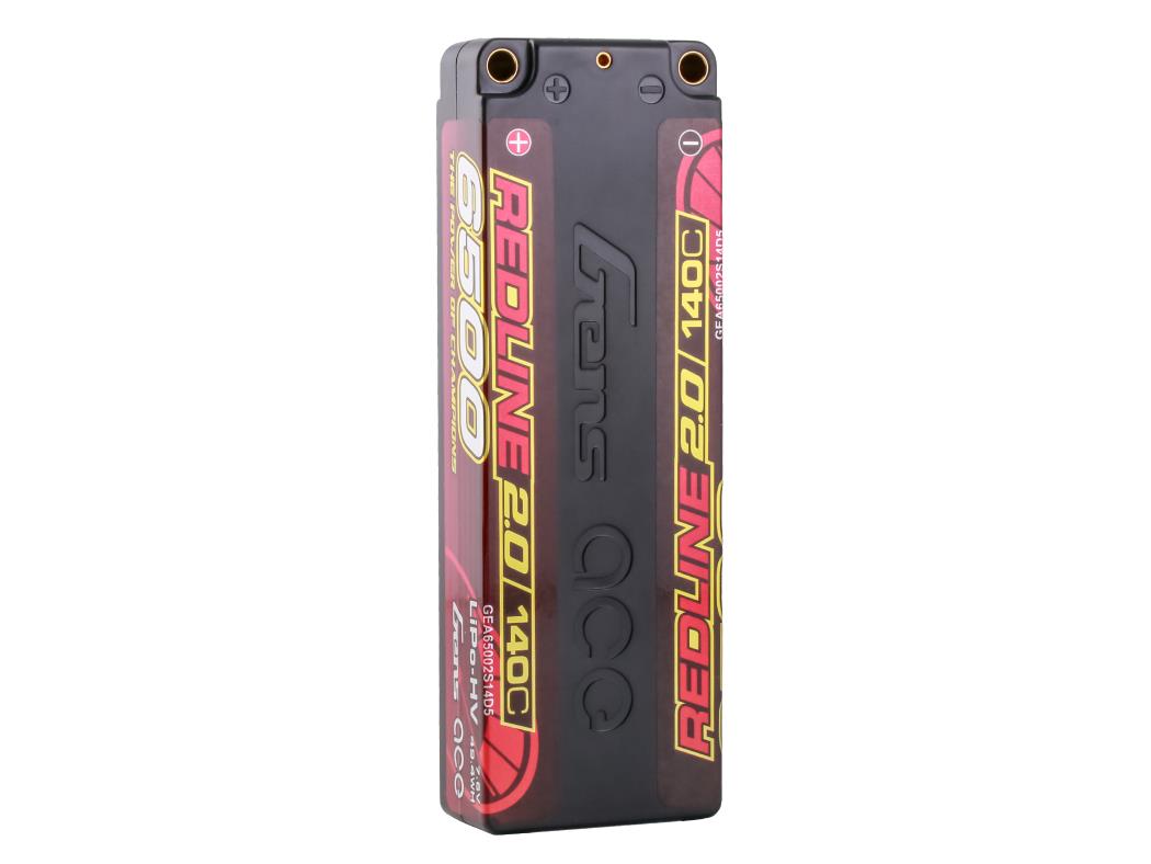 Li-Po HV Car Hard Case 2S1P 7.6V 6500mAh 140C RL2 with 5mm