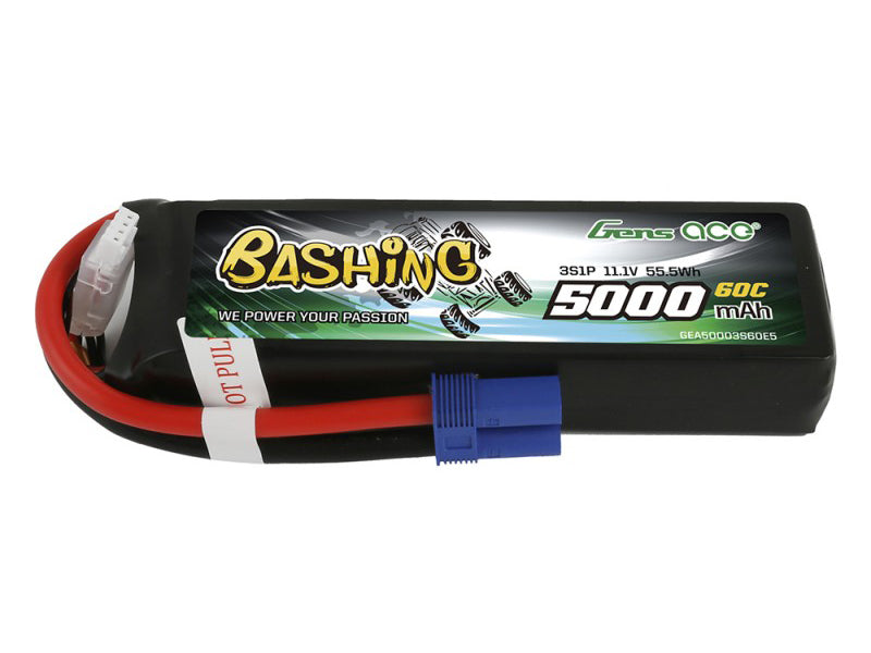 Li-Po Car 3S 11.1V 5000Mah 60C Bashing With Ec5