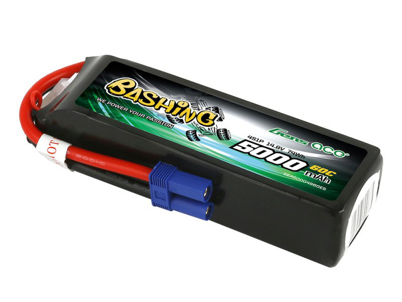 Li-Po Car 4S 14.8V 5000mAh 60C with EC5