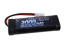 NiMH 7.2V 3000mAh with Tamiya