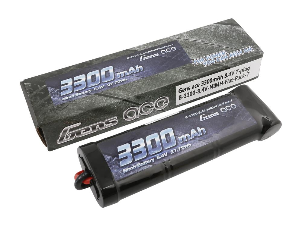 NiMH 8.4V Flat 3300mAh with T-Type