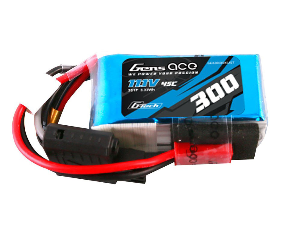 Li-Po G-Tech 3S 11.1V 300mAh 45C with JST