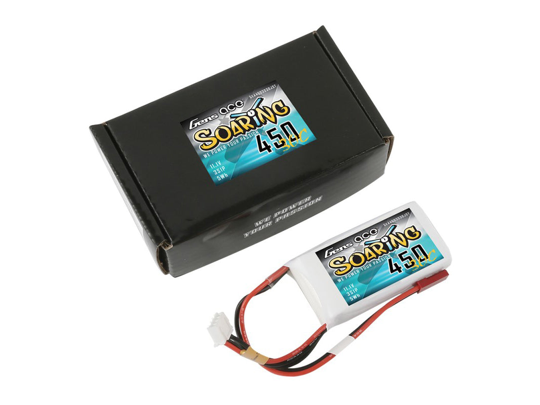 Li-Po 3S 11.1V 450mAh 30C Soaring with JST-SYP