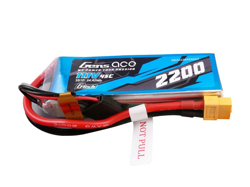 Li-Po G-Tech 3S 11.1V 2200mAh 45C with XT60