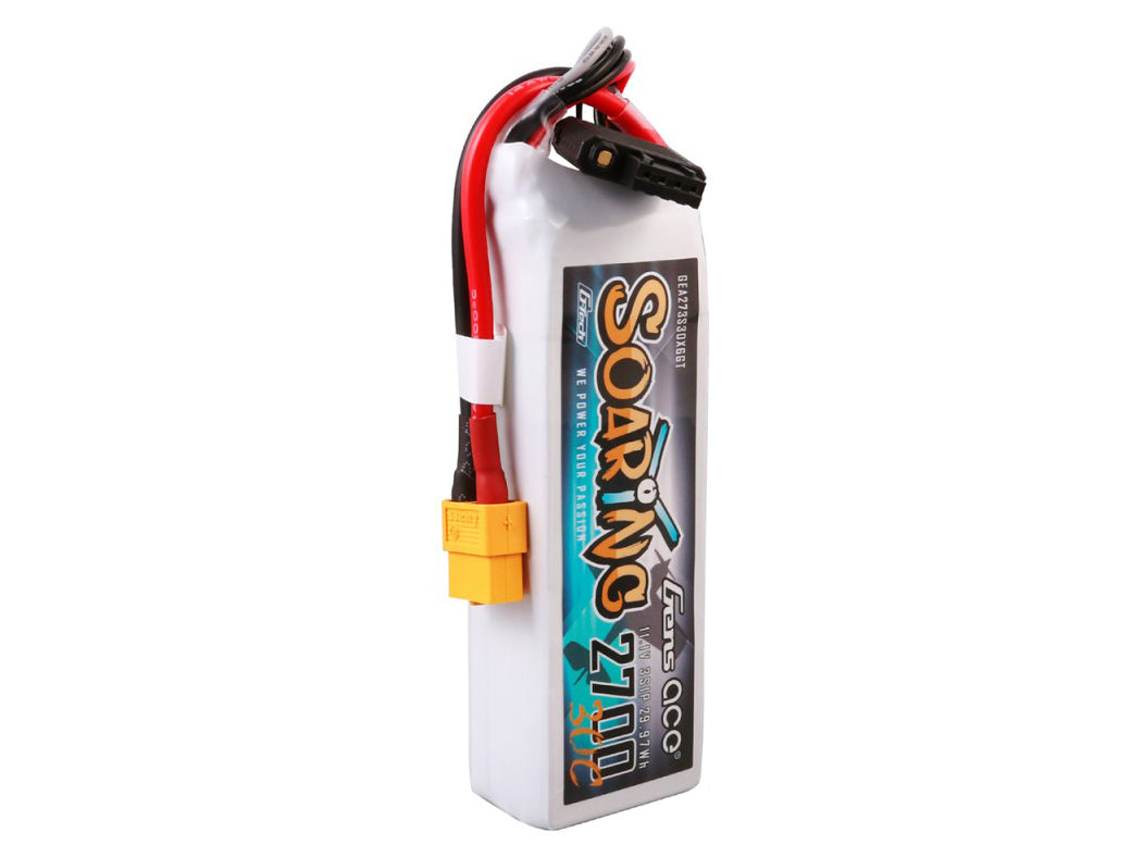 Li-Po G-Tech 3S 11.1V 2700mAh 30C Soaring with XT60