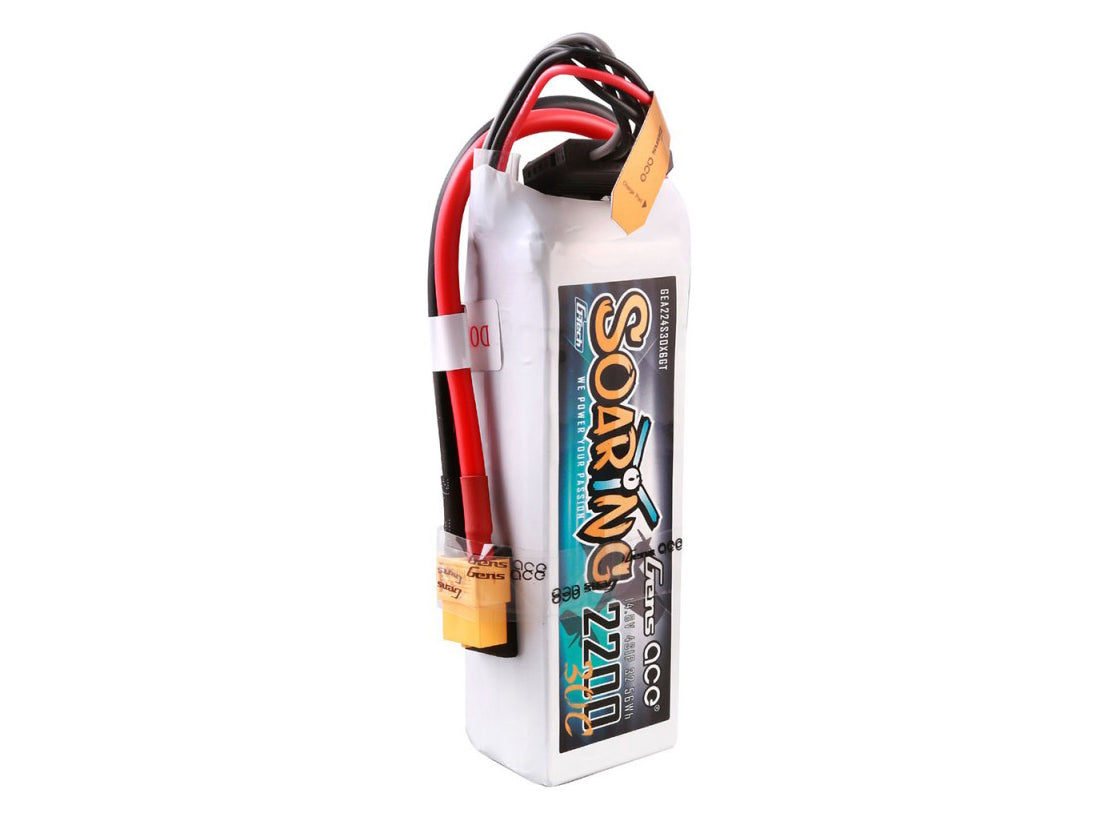 Li-Po G-Tech 4S 14.8V 2200mAh 30C Soaring with XT60