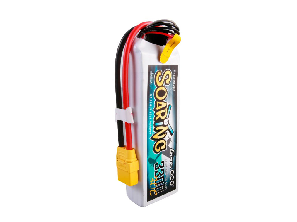 Li-Po G-Tech 4S 14.8V 3300mAh 30C Soaring with XT90