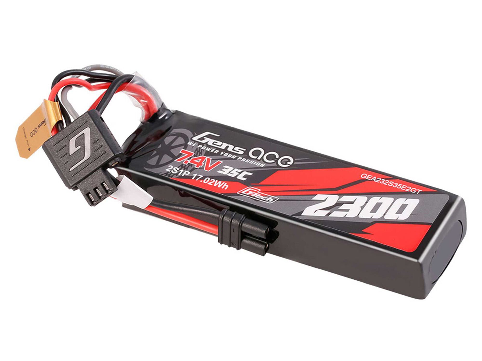 Li-Po G-Tech 2S Car 7.4V 2300mAh 35C with EC2 (GROM) O-GTC2S2300-35E2