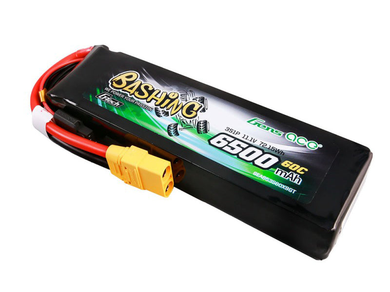 Li-Po Car G-Tech 3S 11.1V 6500mAh 60C Bashing with XT90