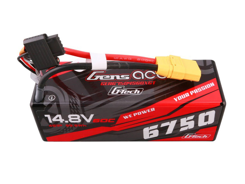 Li-Po Car G-Tech 4S 14.8V 6750mAh 60C with XT90