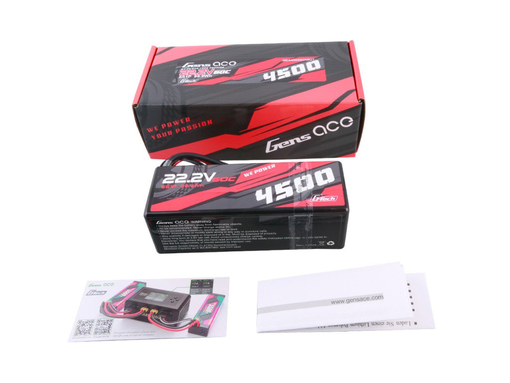 Li-Po Car G-Tech 6S 22.2V 4500mAh 60C