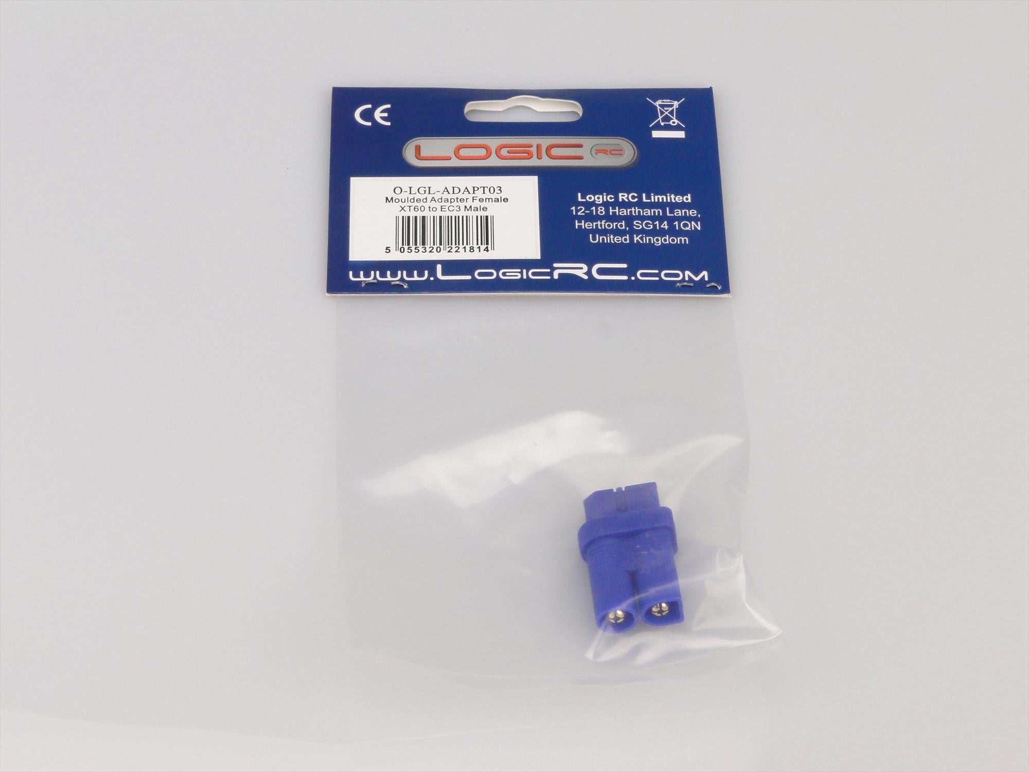 Moulded Adapter Female XT60 to EC3 Male