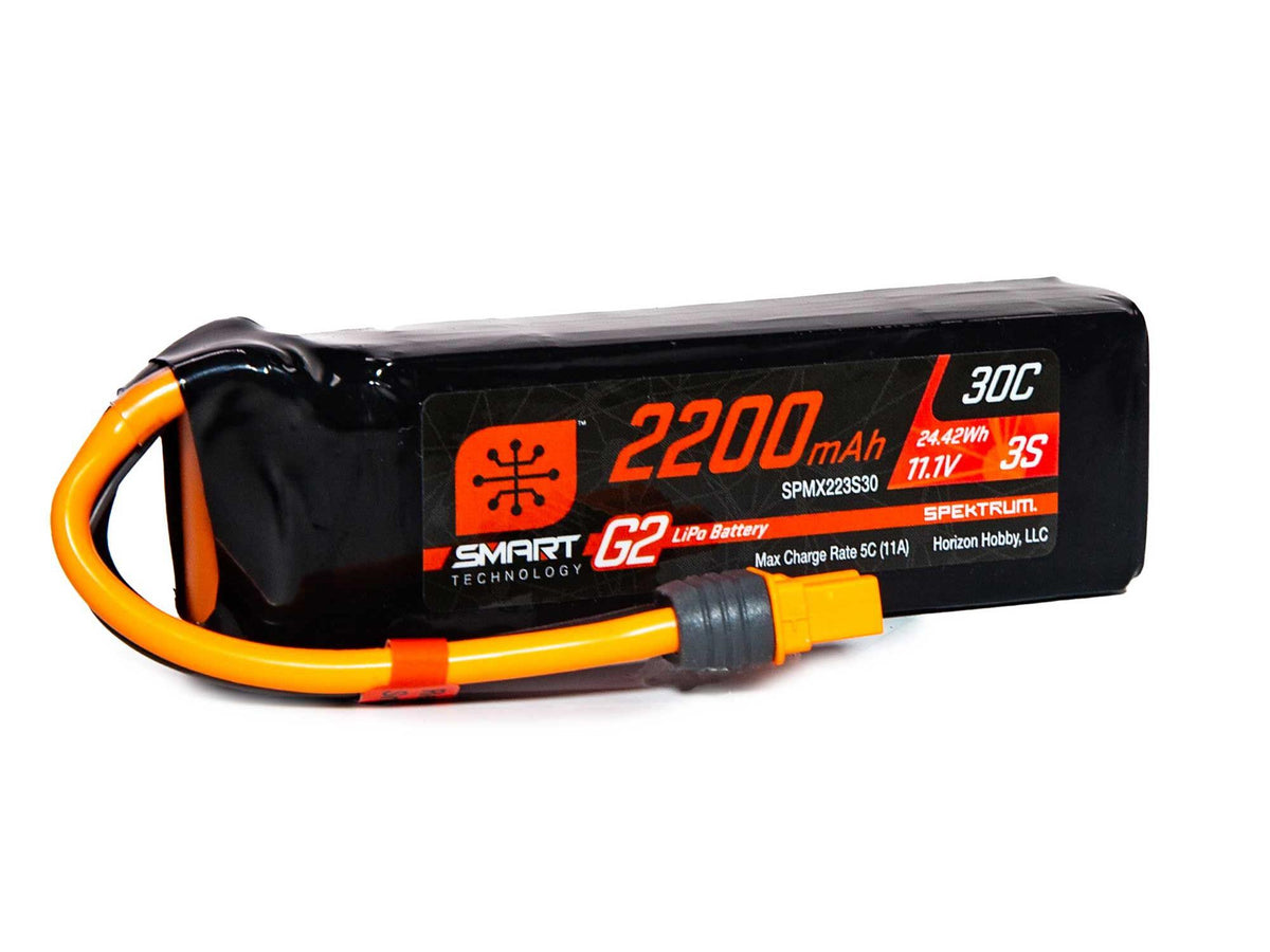 2200mAh 3S 11.1V SMART G2 30C IC3