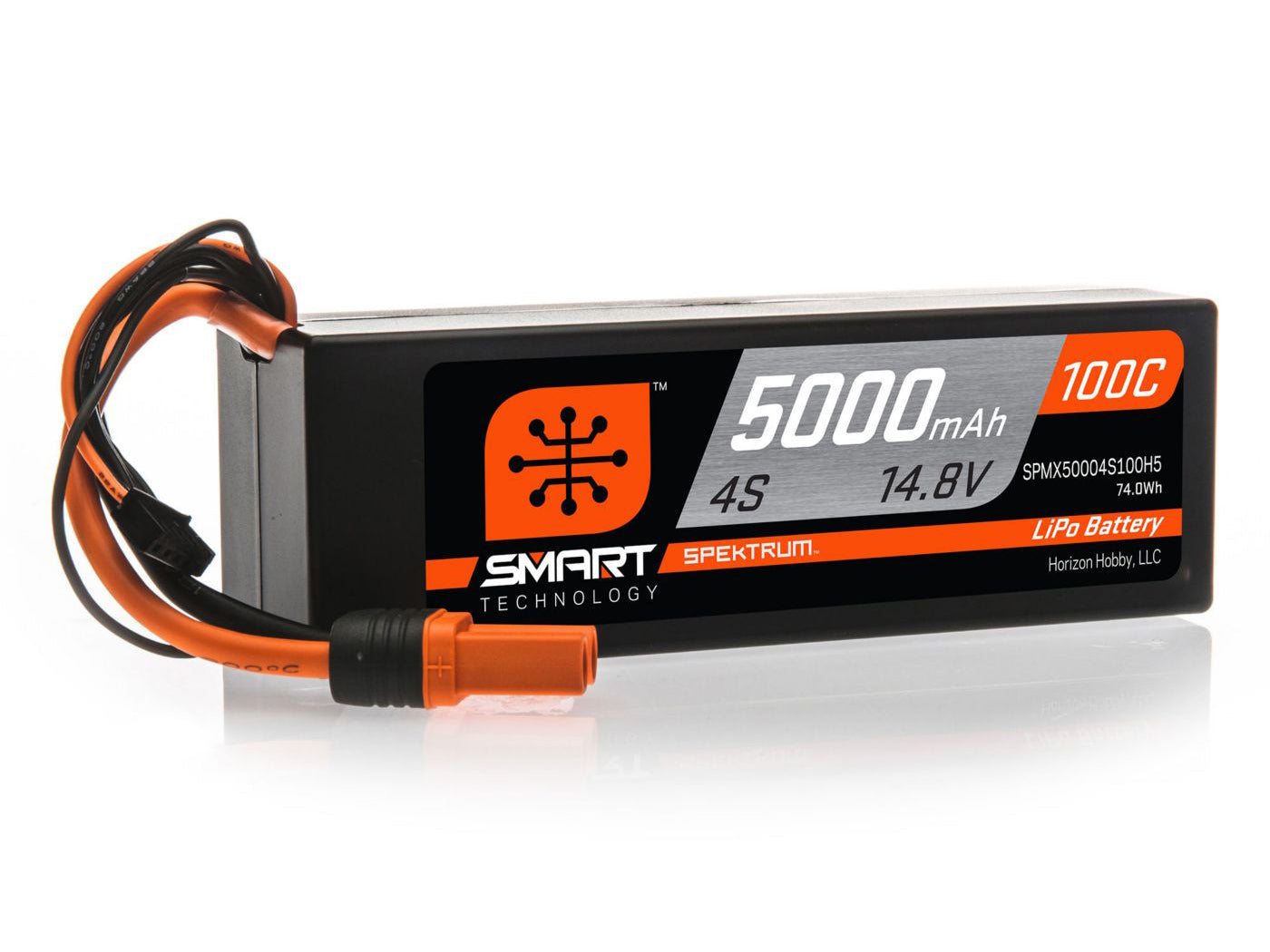 5000mAh 4S 14.8V 100C Smart LiPo Hardcase; IC5