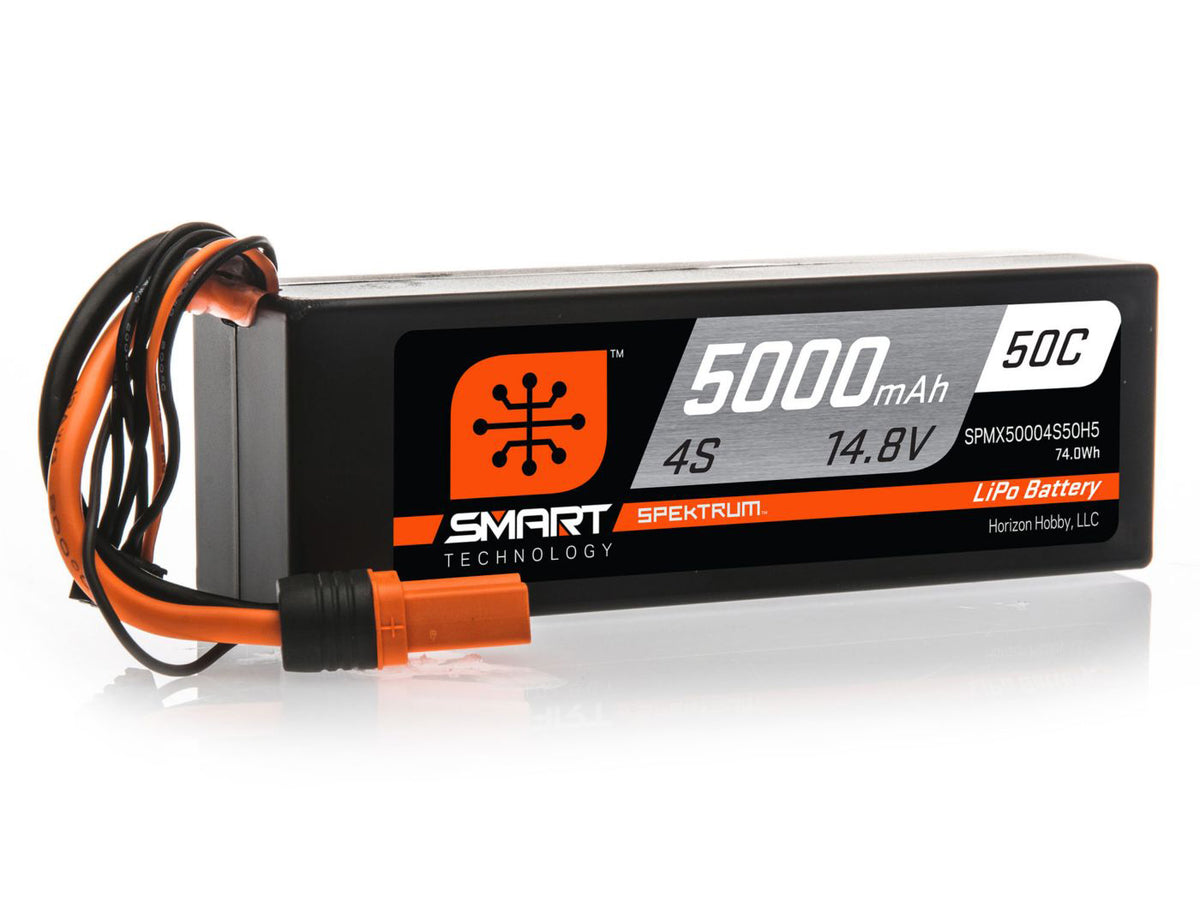 5000mAh 4S 14.8V 50C Smart LiPo Hardcase; IC5