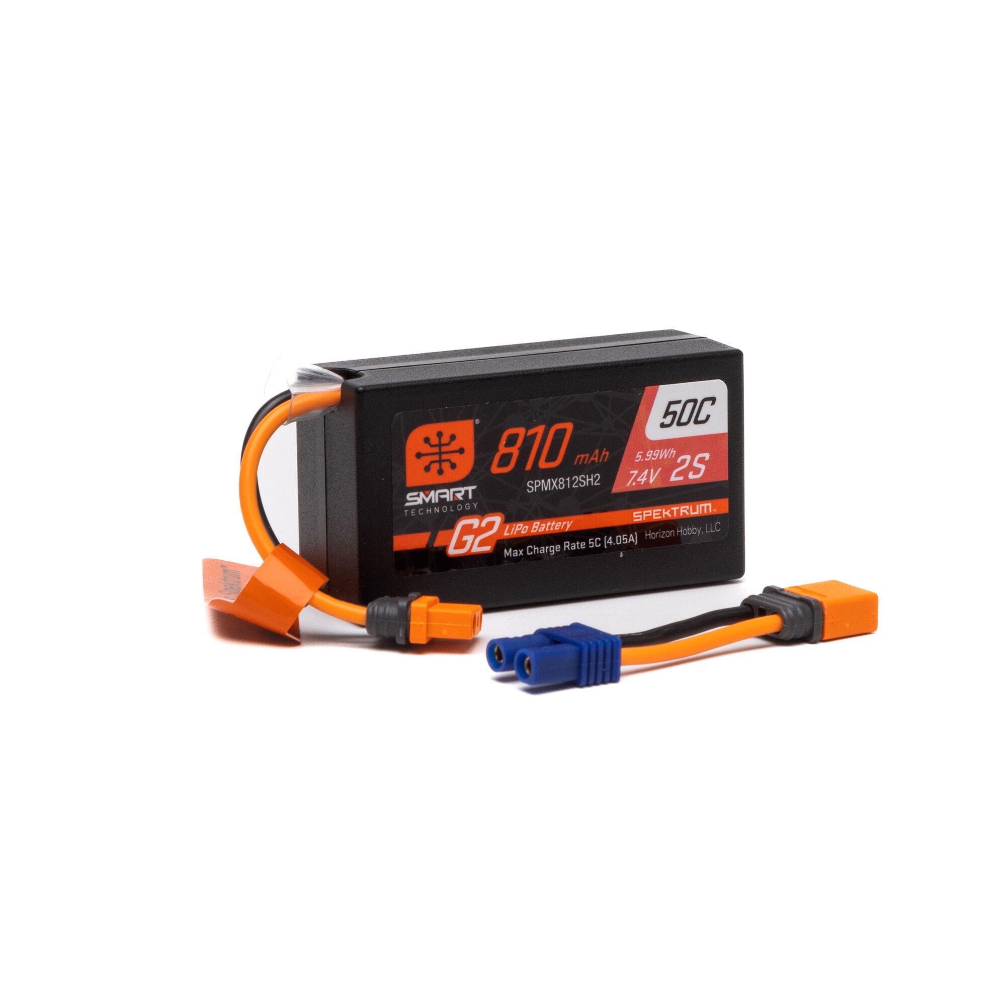 7.4V 810mAh 2S Smart G2 50C LiPo: IC2