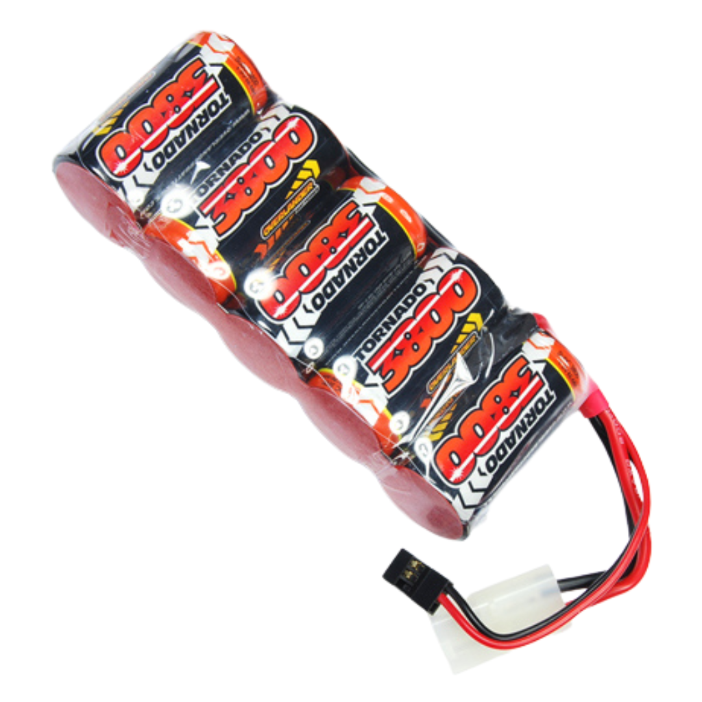 SubC 3800mAh 6V Flat Premium Sport NiMH Battery