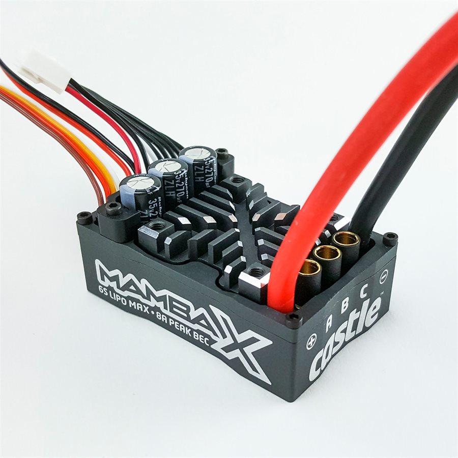 Mamba X,  Sensored, 25.2V WP Esc, 8A Peak Bec, Datalogging