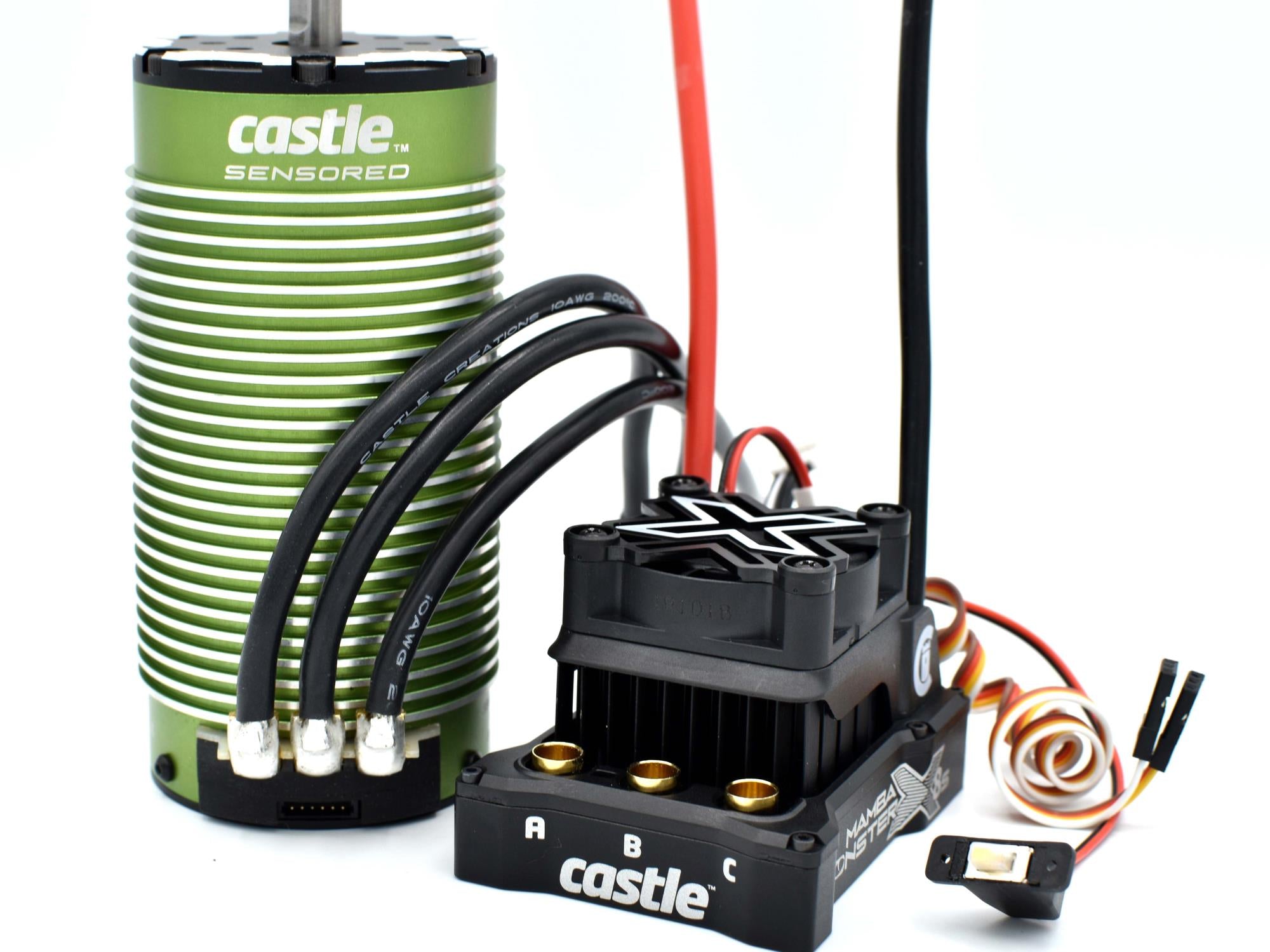 MAMBA MONSTER X 8S, 33.6V ESC W/2028-800KV SENSORED MOTOR