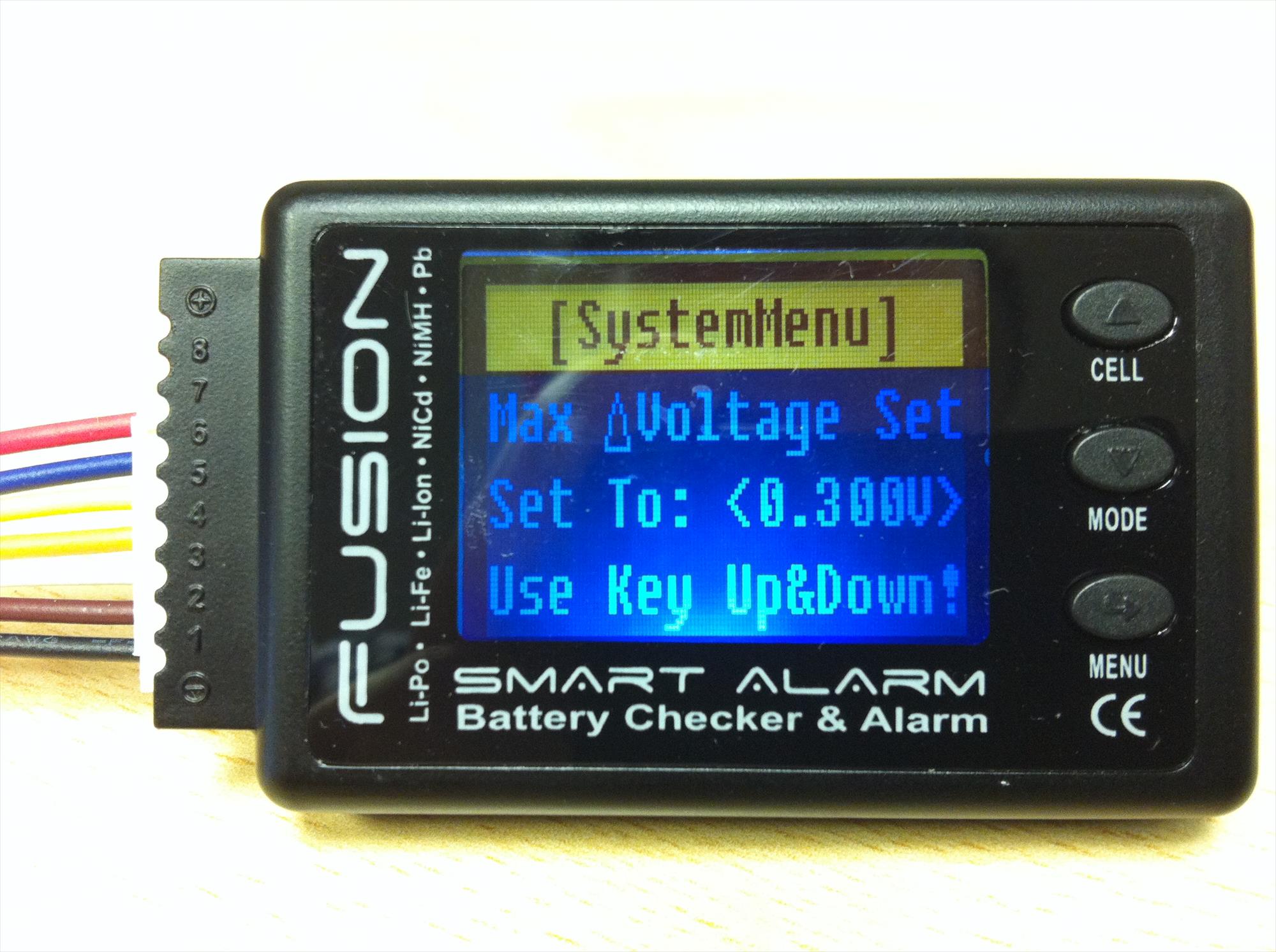 Smart Alarm Lithium Battery Checker & Alarm