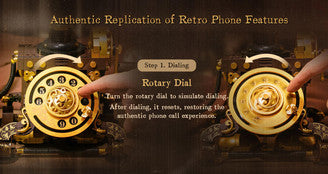 Retro Rotary Telephone - 766 pcs