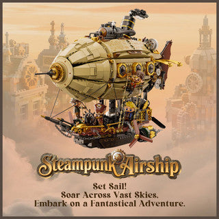 Steampunk Airship - 1949 pcs